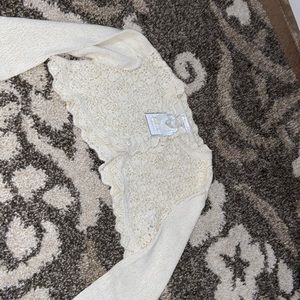 Girls knitted gold sparkle sweater